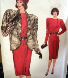 9654 VOGUE EZ LS TOP,  WRAP SKIRT,  TULIP JACKET PATTERN 8-12, 14-18 choice 
